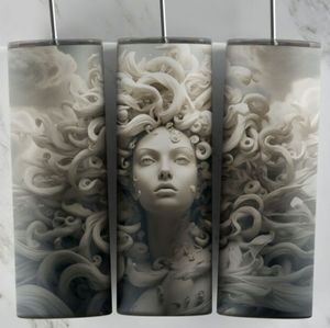 Medusa 20 oz skinny tumbler